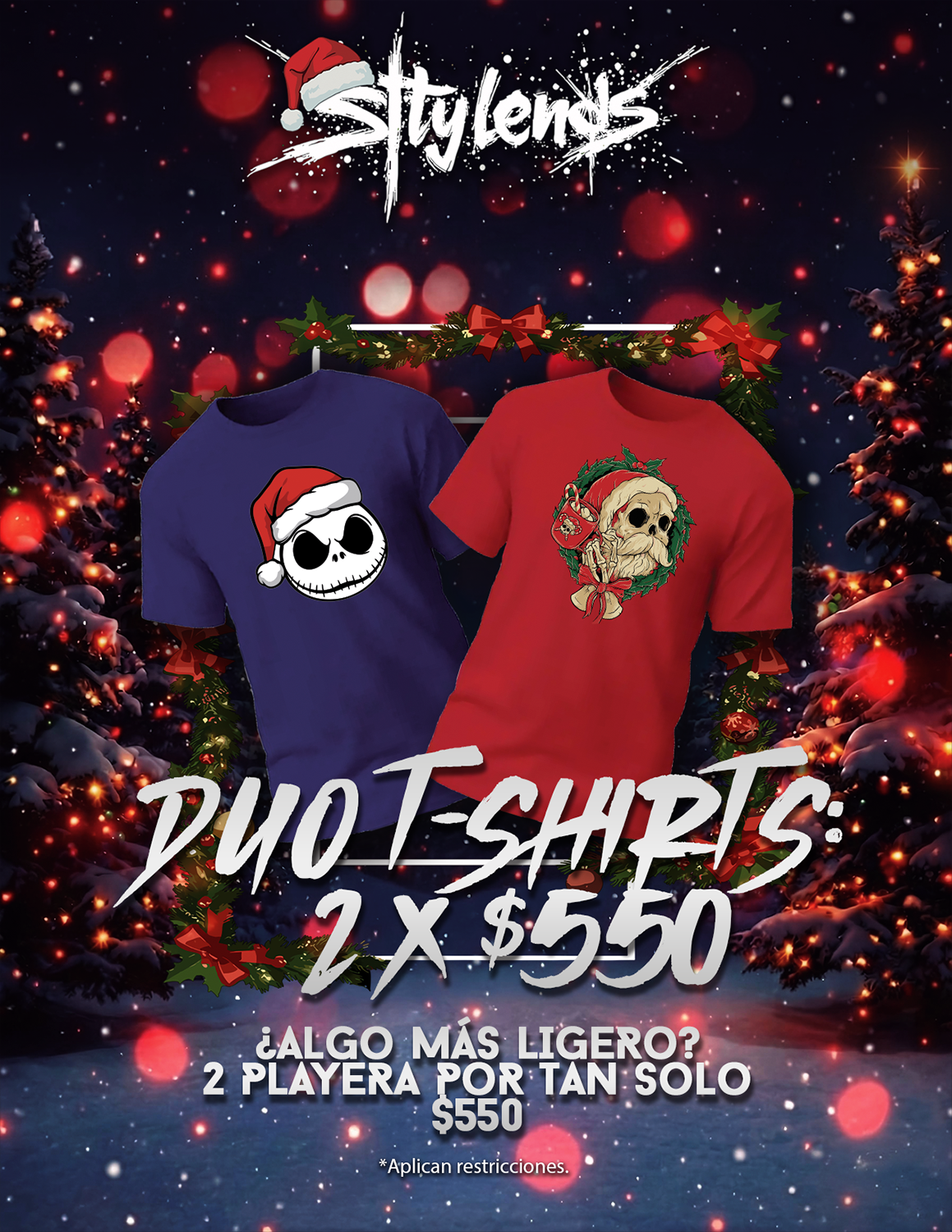 Promo: 2 Playeras por $550